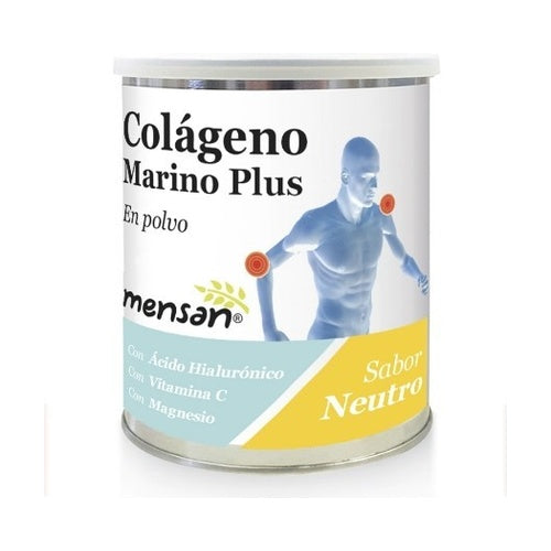 Colágeno Marino Plus Mensan- Polvo con Magnesio, Vitamina C y Ácido Hialurónico