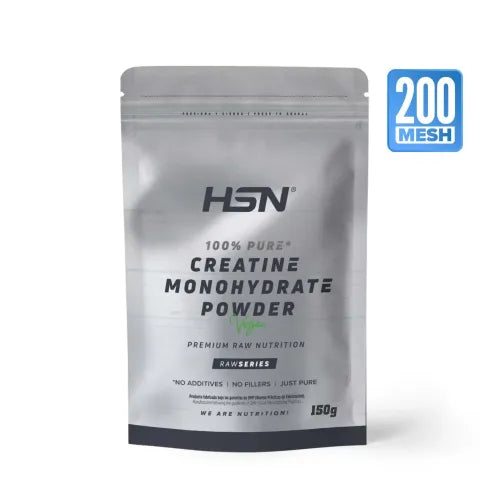 Creatina Monohidrato 100% Pura HSN Raw Series 200 Mesh | Fuerza, Rendimiento y Recuperación