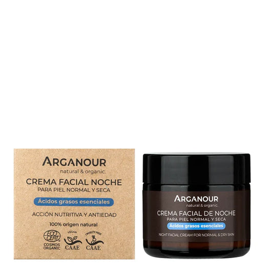 Crema Antiedad de Noche 100% Natural | Nutrición Profunda y Regeneración Total