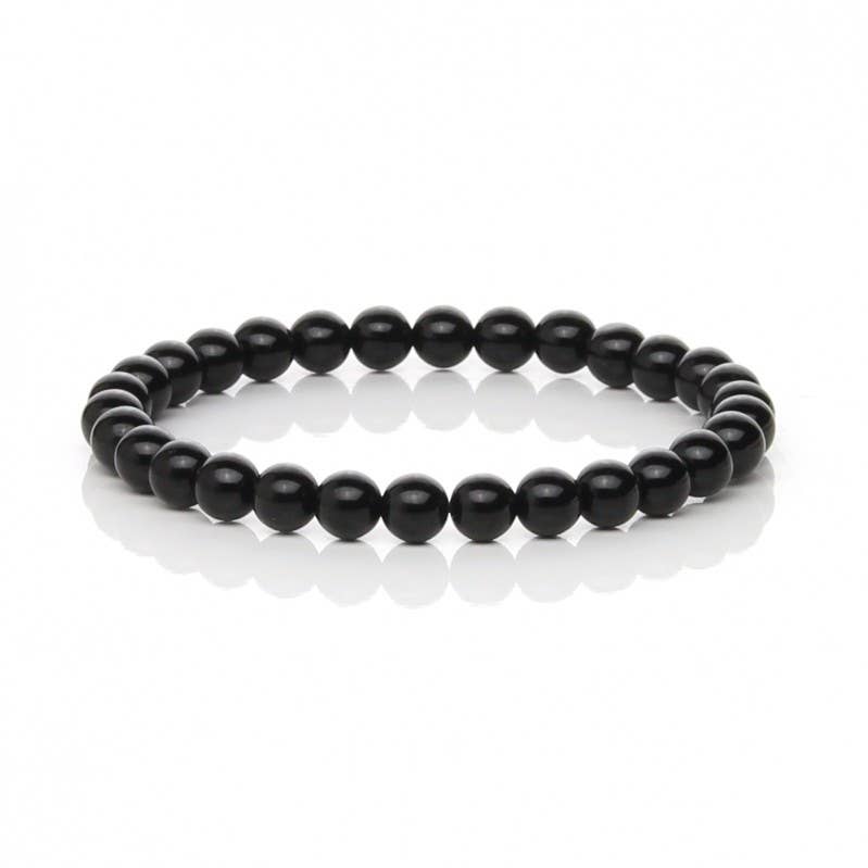 Pulsera de Ónix Negro Natural | Protección y Fortaleza Interior – Natural-eso