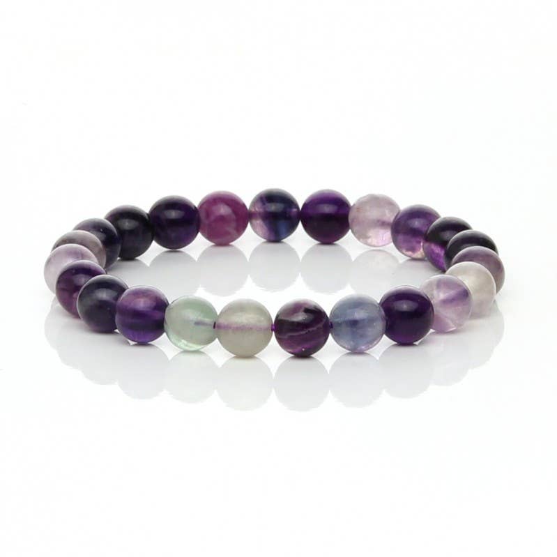 Pulsera de Fluorita Natural 6 mm | Claridad Mental, Equilibrio y Enfoque – Natural-eso