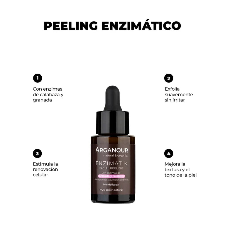 Enzimatik Peeling Facial Enzimático – Arganour | 30 ml