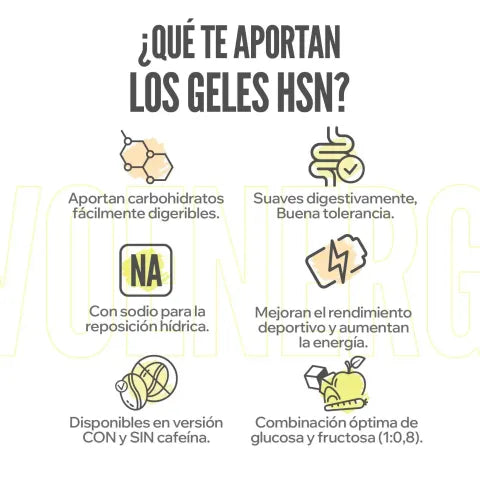 Gel Energético HYDRO | Energía Rápida para Deporte, Fatiga y Alto Rendimiento