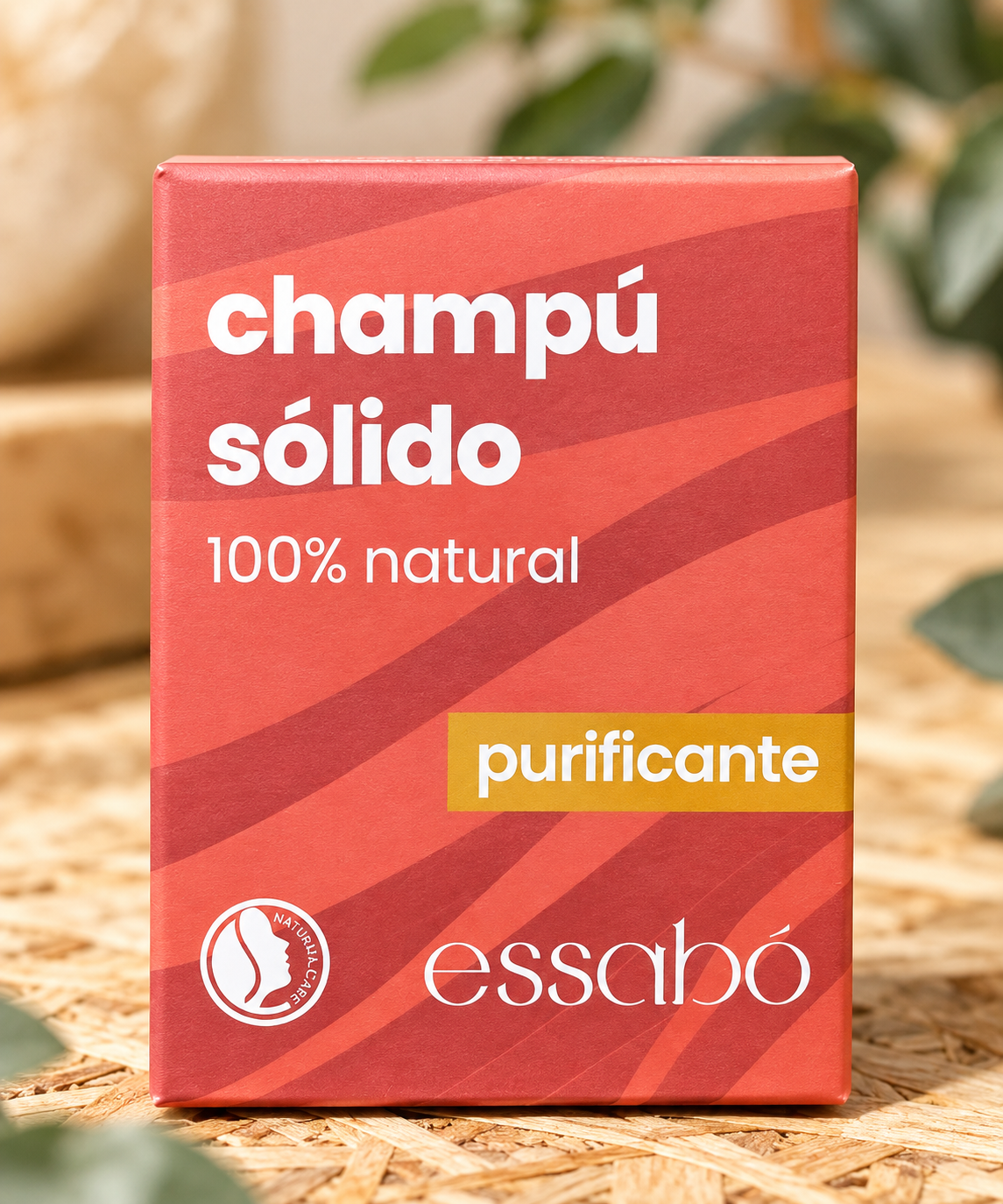 Essabó Champú Sólido Purificante · Cabello Graso · 100% Natural
