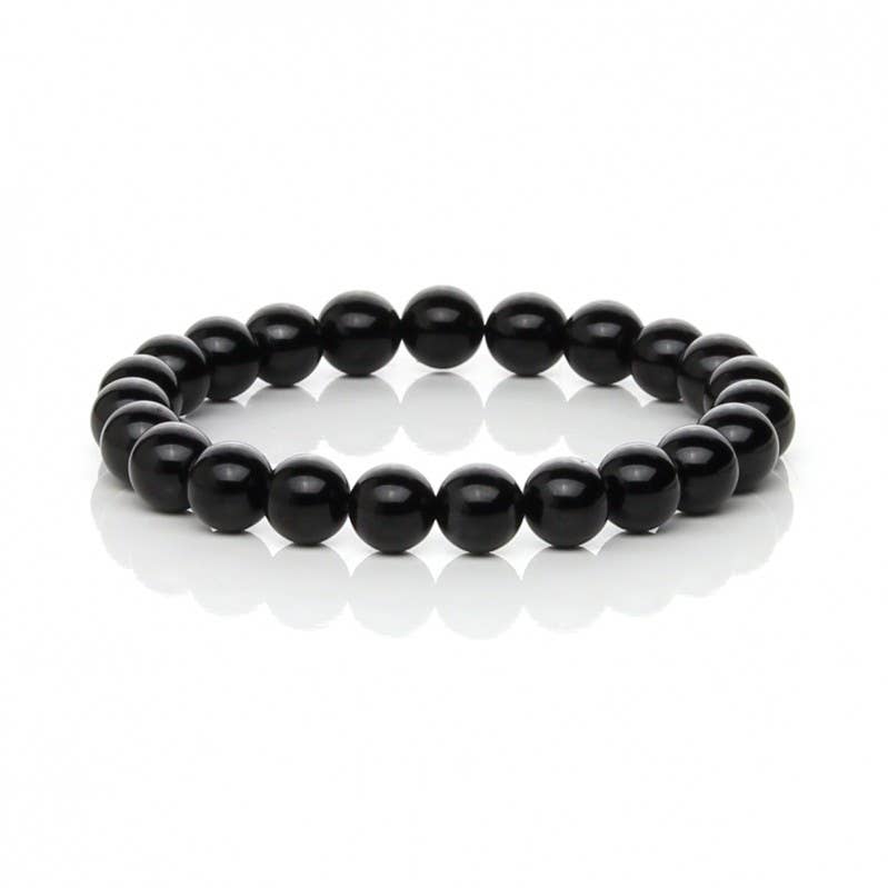 Pulsera de Ónix Negro Natural | Protección y Fortaleza Interior – Natural-eso