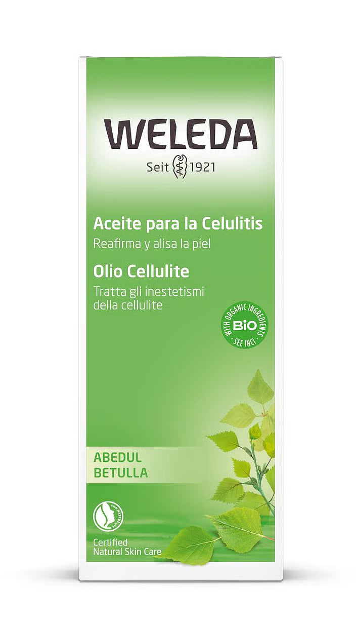 Aceite Anticelulítico de Abedul Weleda | Reafirma y Reduce la Celulitis