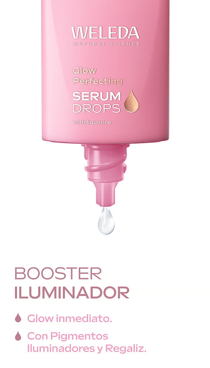 Glow Booster Iluminador Weleda 30ml | Sérum Efecto Glow