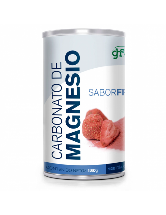 Carbonato de magnesio 180g GHF  | Antiácido y laxante suave + apoyo óseo natural