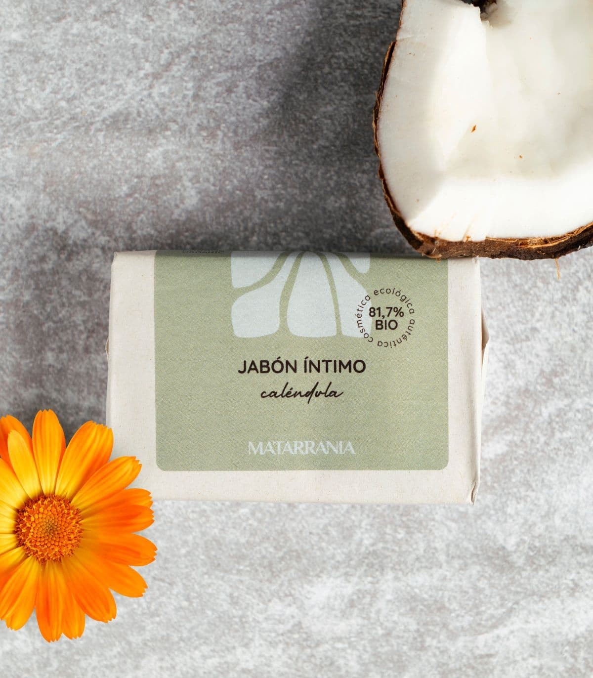 Jabón Íntimo Sólido Bio 81,7% – Limpieza suave, natural y sin tóxicos  de Matarrania