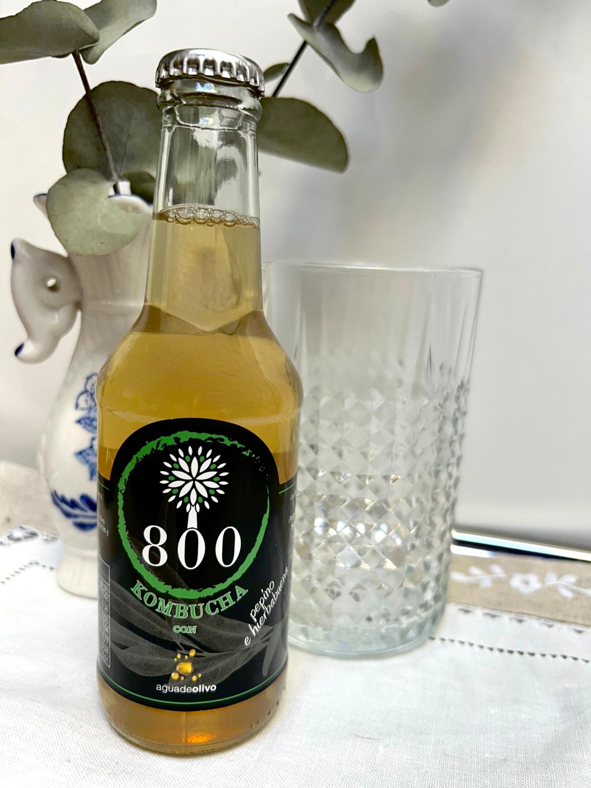 kombucha Agua de olivo- Pack de 6 unidades