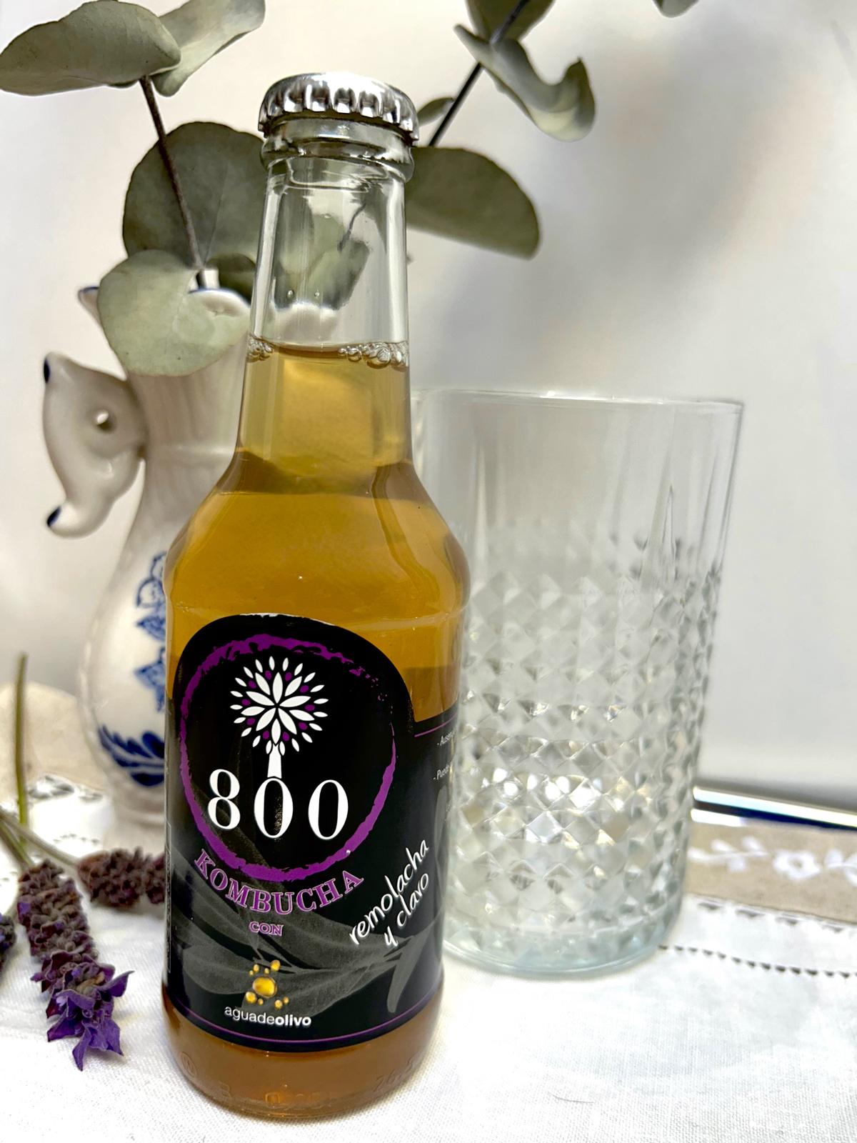 kombucha Agua de olivo- Pack de 6 unidades