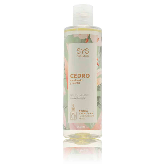 Recambio Lámpara Catalítica Cedro SYS Aromas 250 ml | Aroma Amaderado y Relajante