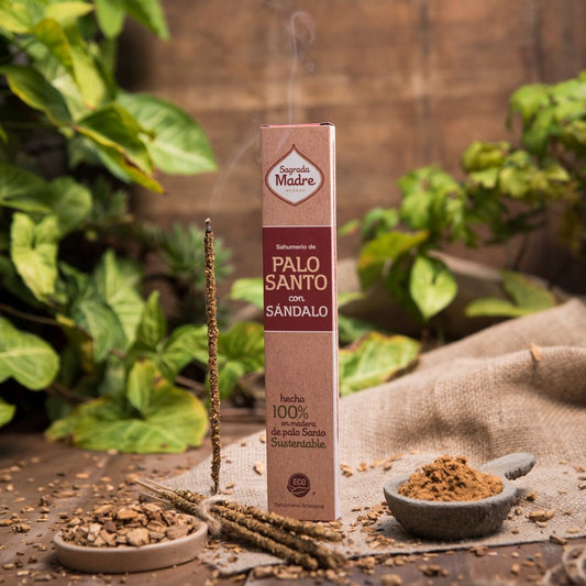 Incienso Artesanal de Palo Santo con Sándalo – Equilibrio y Armonía Sagrada