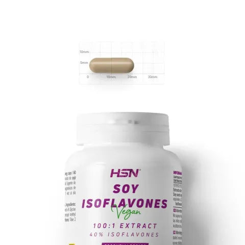 Isoflavonas de Soja 150 mg (40%) | Equilibrio Hormonal Natural | 120 Cápsulas Veganas | Natural-eso