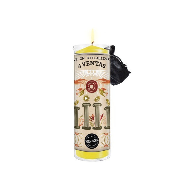 Velón Ritualizado 4 Ventas – Fluidez, movimiento y oportunidades