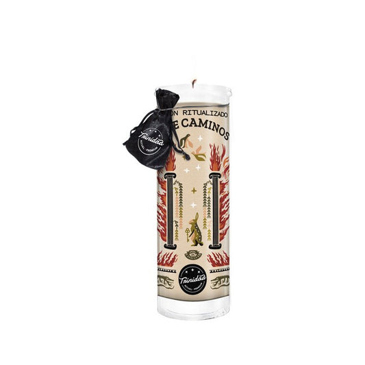 Velón Ritualizado Abre Caminos – Apertura, claridad y nuevas oportunidades