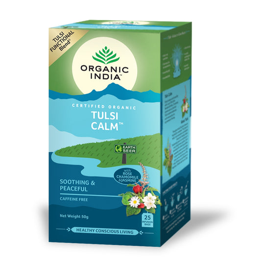 Tulsi Calm – Infusión Calmante & Tranquilizadora (25 bolsitas)
