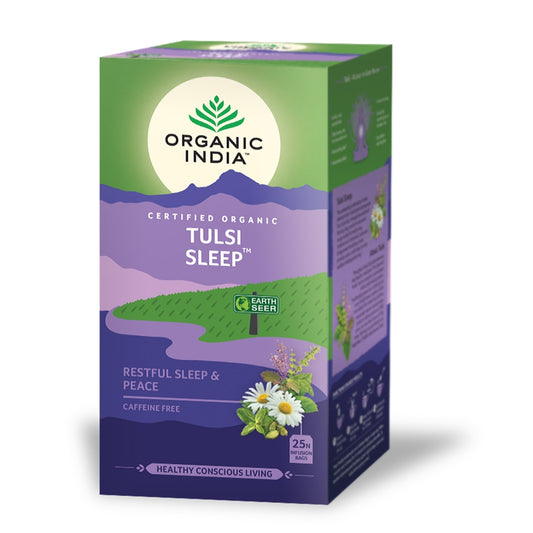 Tulsi Sleep – Infusión Relajante & Anti-Estrés (25 bolsitas)