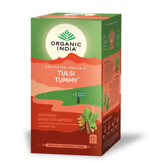 Tulsi Tummy – Infusión Digestiva & Calor Natural (25 bolsitas)