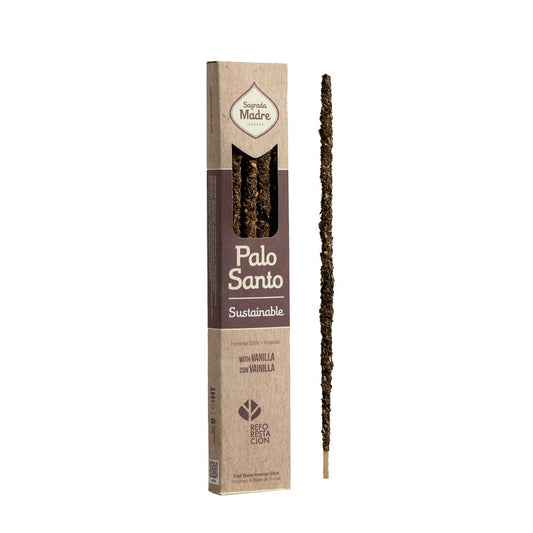 Incienso Artesanal de Palo Santo con Vainilla – Calma y Prosperidad Natural para tu Hogar