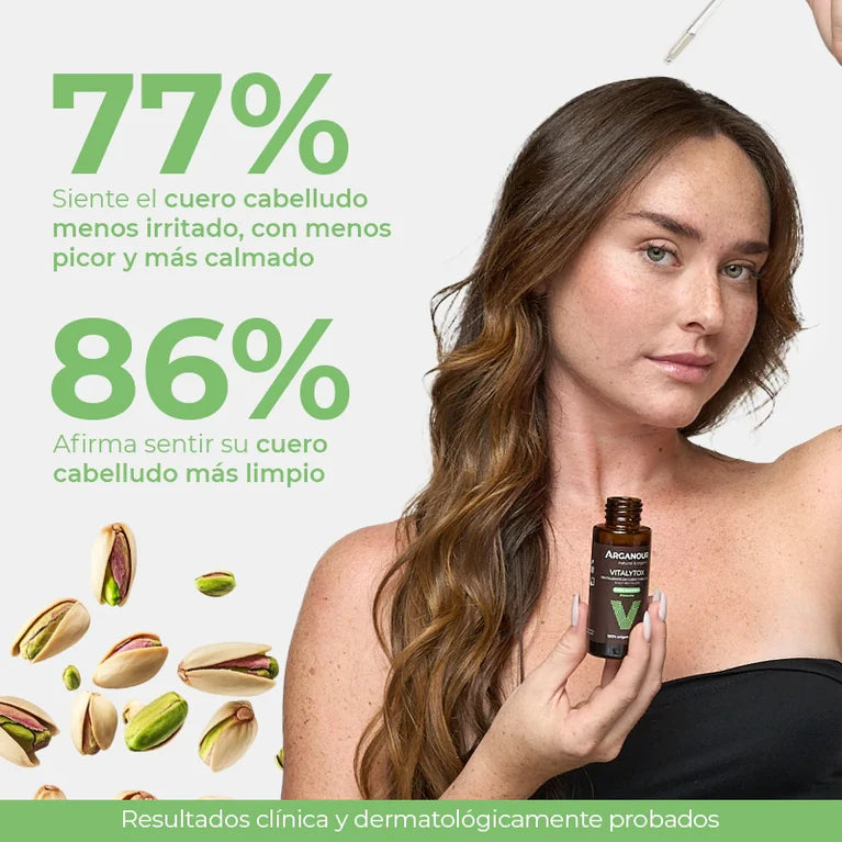 Vitalytox 50 ml - Revitalizante de cuero cabelludo -Exfoliante capilar natural